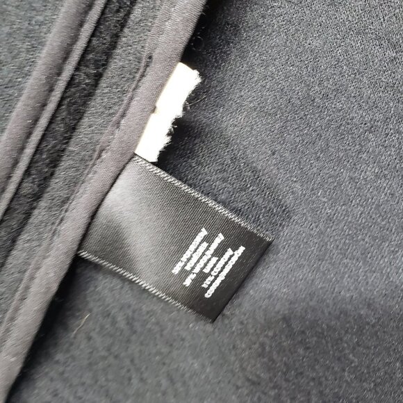 Ann Taylor Wool Blend Blazer Edge Stitched Single Button 10 Black Jacket - Picture 8 of 8